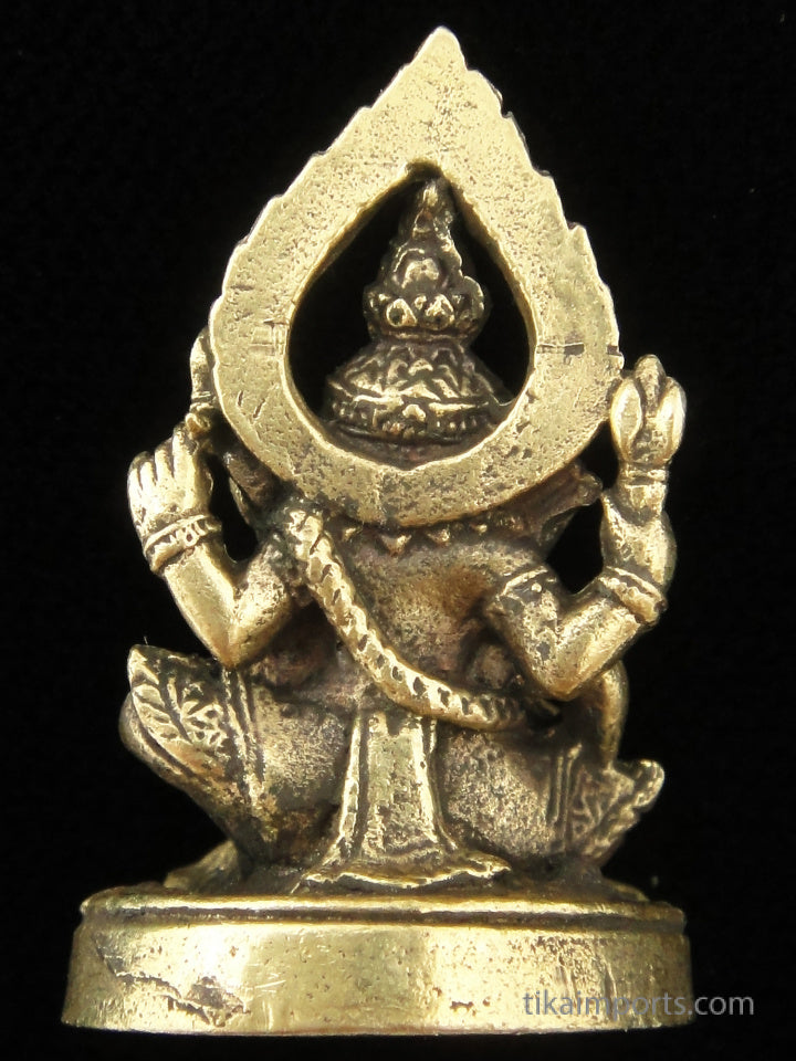 Brass Deity Statuette- Small -Ganesh
