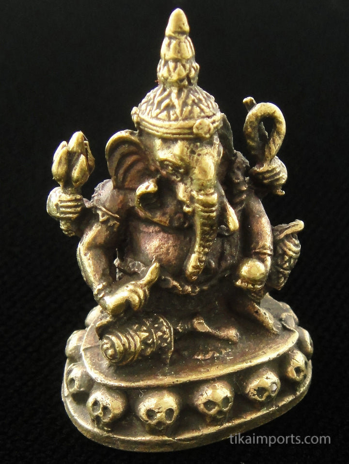 Brass Deity Statuette- Ganesh
