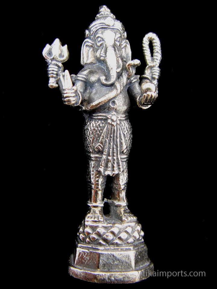 Brass Deity Statuette- Standing Ganesh