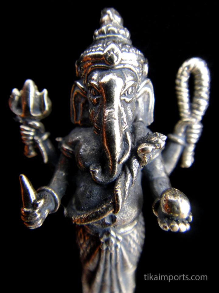 Brass Deity Statuette- Small -Standing Ganesh