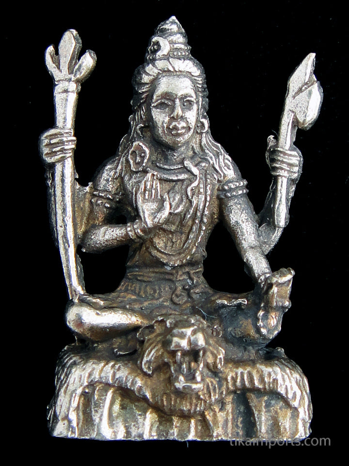 Brass Deity Statuette- Small -Shiva