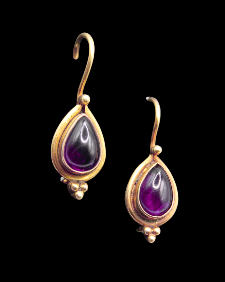 Teardrop Gemstone Earrings