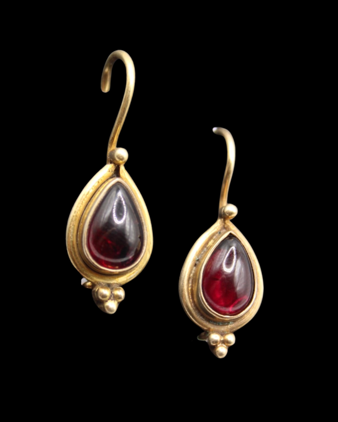 Teardrop Gemstone Earrings