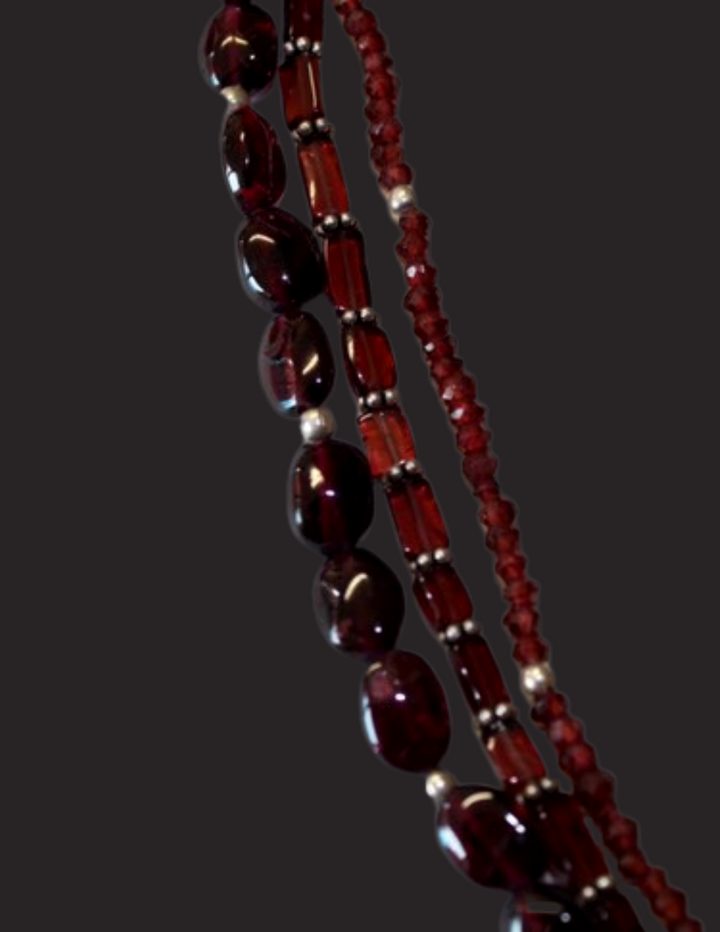 Persephone's Garnet Necklace