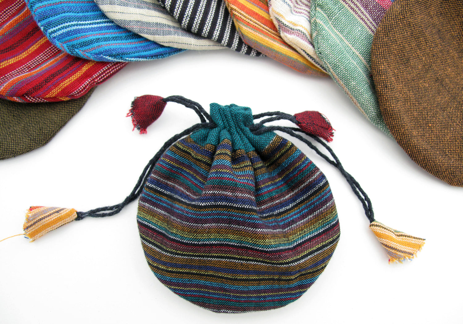 Cotton Drawstring Pouch- Small – Tika