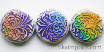 Mirage Beads (Polymer)- Fountain Fern