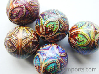 Mirage Beads (Polymer)-Opulent Arches