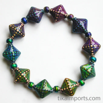 Polymer Mirage Bracelet- Aurora Sapphire