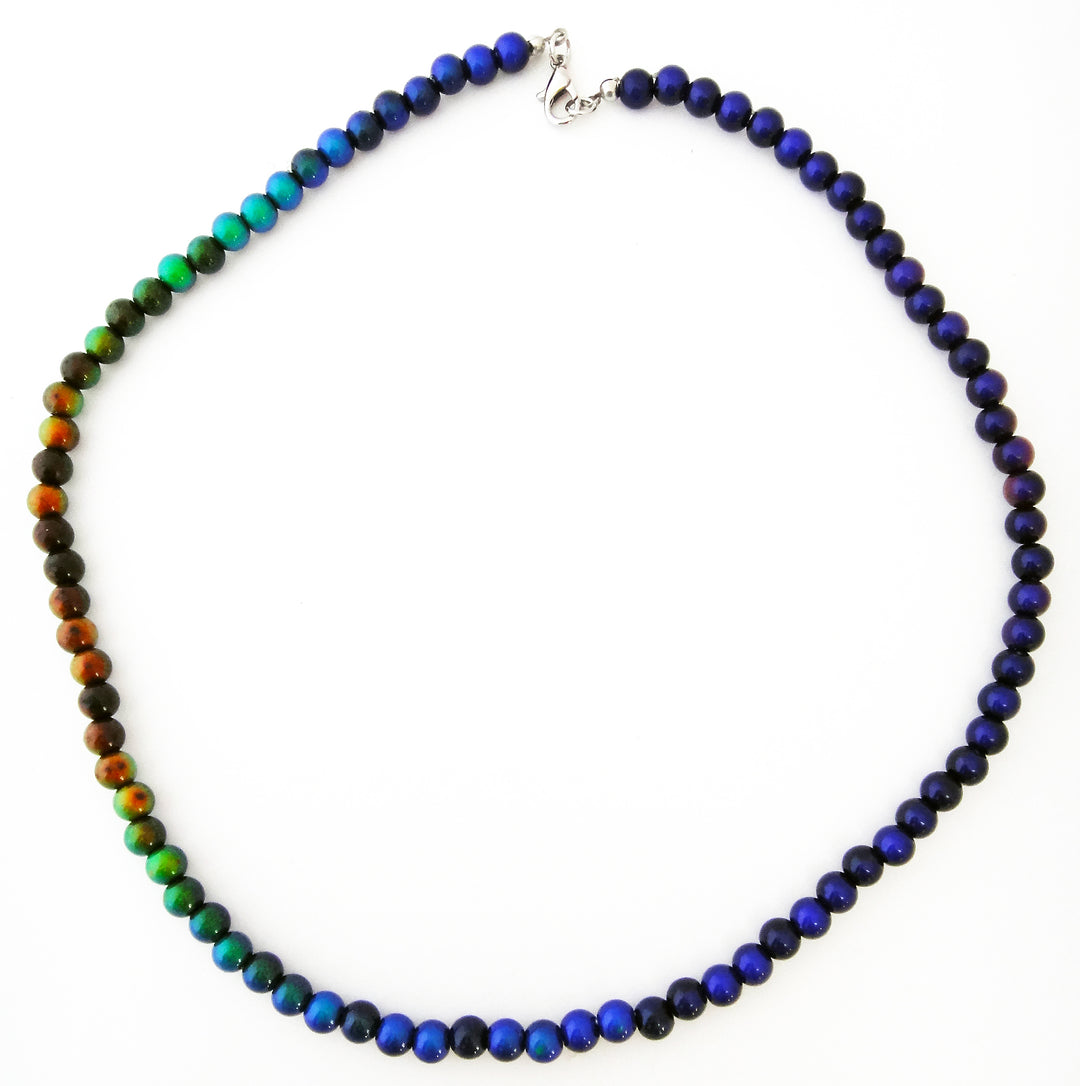 Round Micro Mirage Bead Necklace