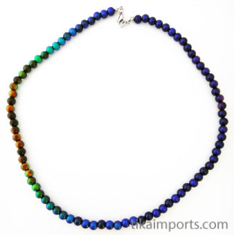 Round Micro Mirage Bead Necklace- 6mm