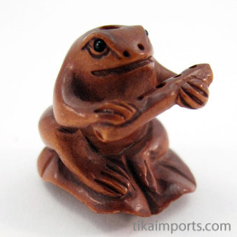 Frog with Flute