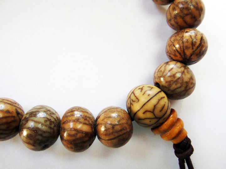 Brown Lotus Seed Bracelet- Details