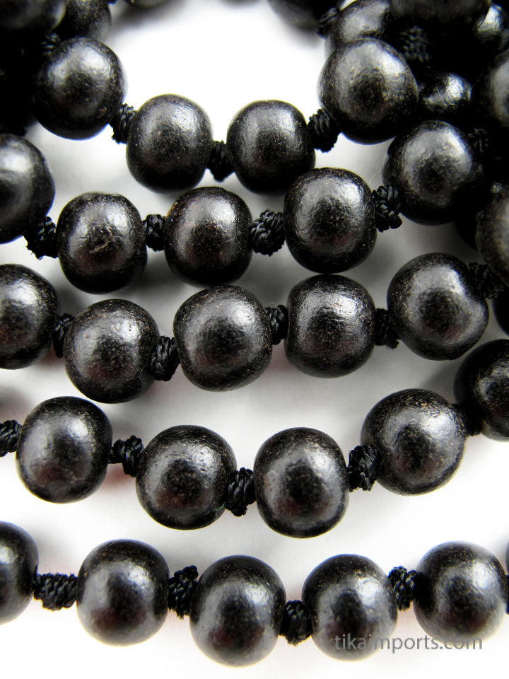 Knotted Ebony Mala