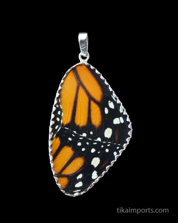 X-Large Monarch Wing Pendant