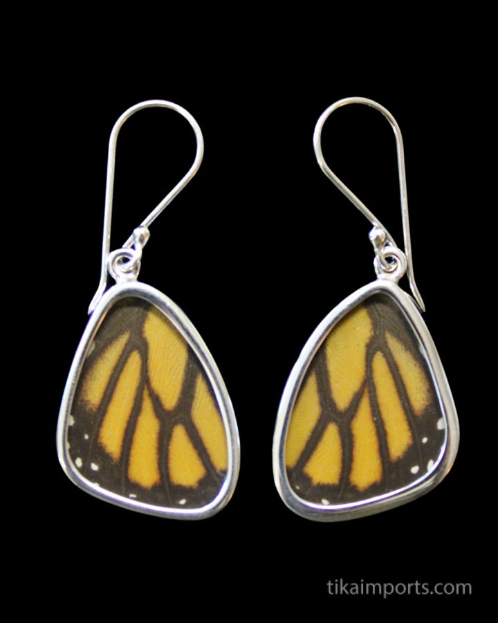 Small Monarch Wing Earrings