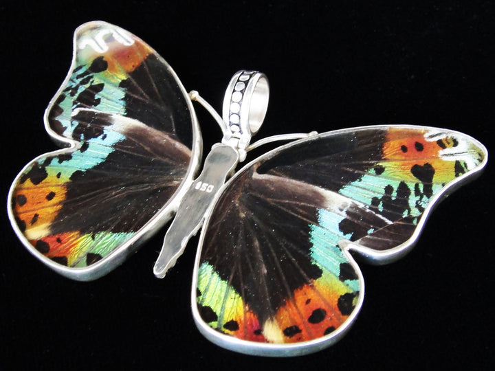 Large Sunset Butterfly Pendant