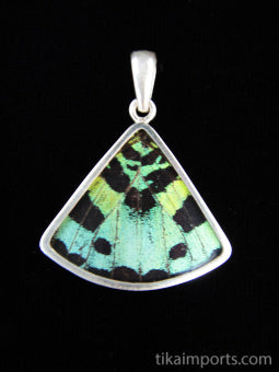 Aquamarine Fan Pendant