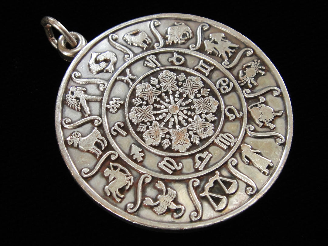 Zodiac Brass Pendant