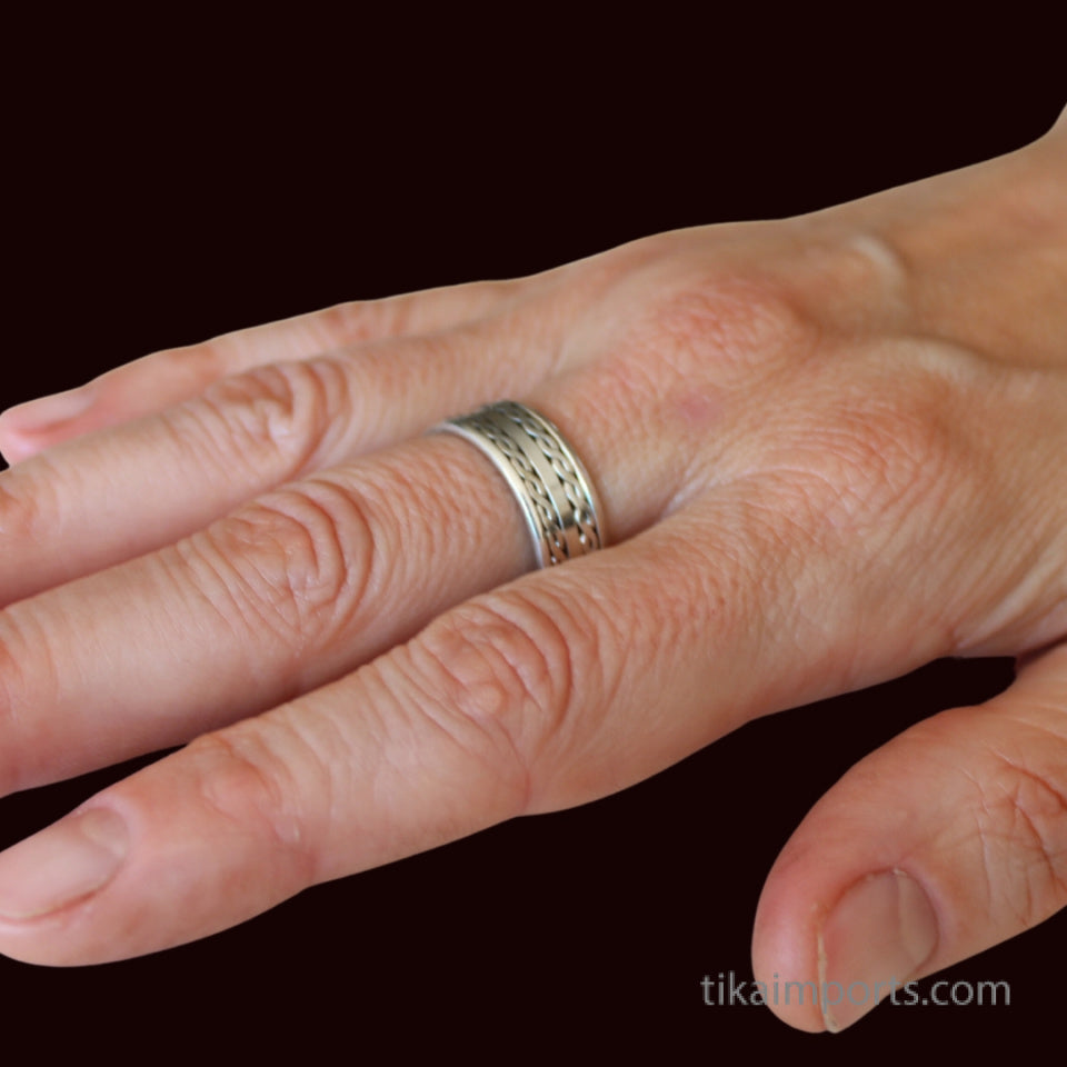 Sterling Silver Ring- Spinner