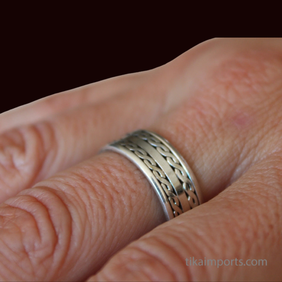 Sterling Silver Ring- Spinner