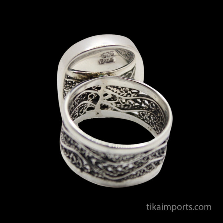 Sterling Silver Anadara Ring- Kiwandi