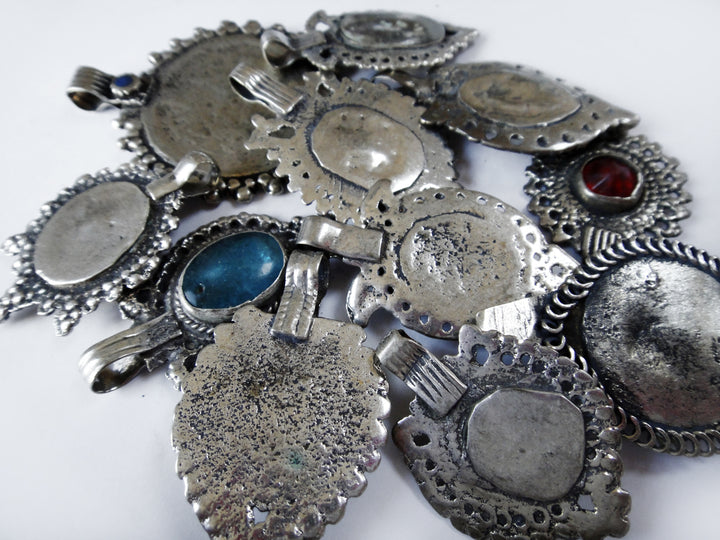 Afghan Glass Pendants - 10 pc.