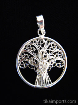 Tree of Life Pendant, silver ~ tr01