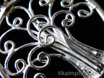 Simple Tree of Life Pendant, silver ~ tr02